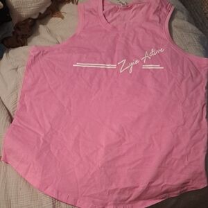 ZYIA ACTIVE  Light Pink Women's Tank Top